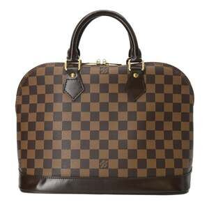 LOUIS VUITTON Brown Damier Alma PM Bag